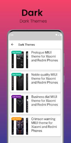 MIUI Themes ဖန်သားပြင်ဓာတ်ပုံ 1