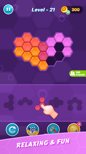 Hexa Puzzle Guru Captura de pantalla 1