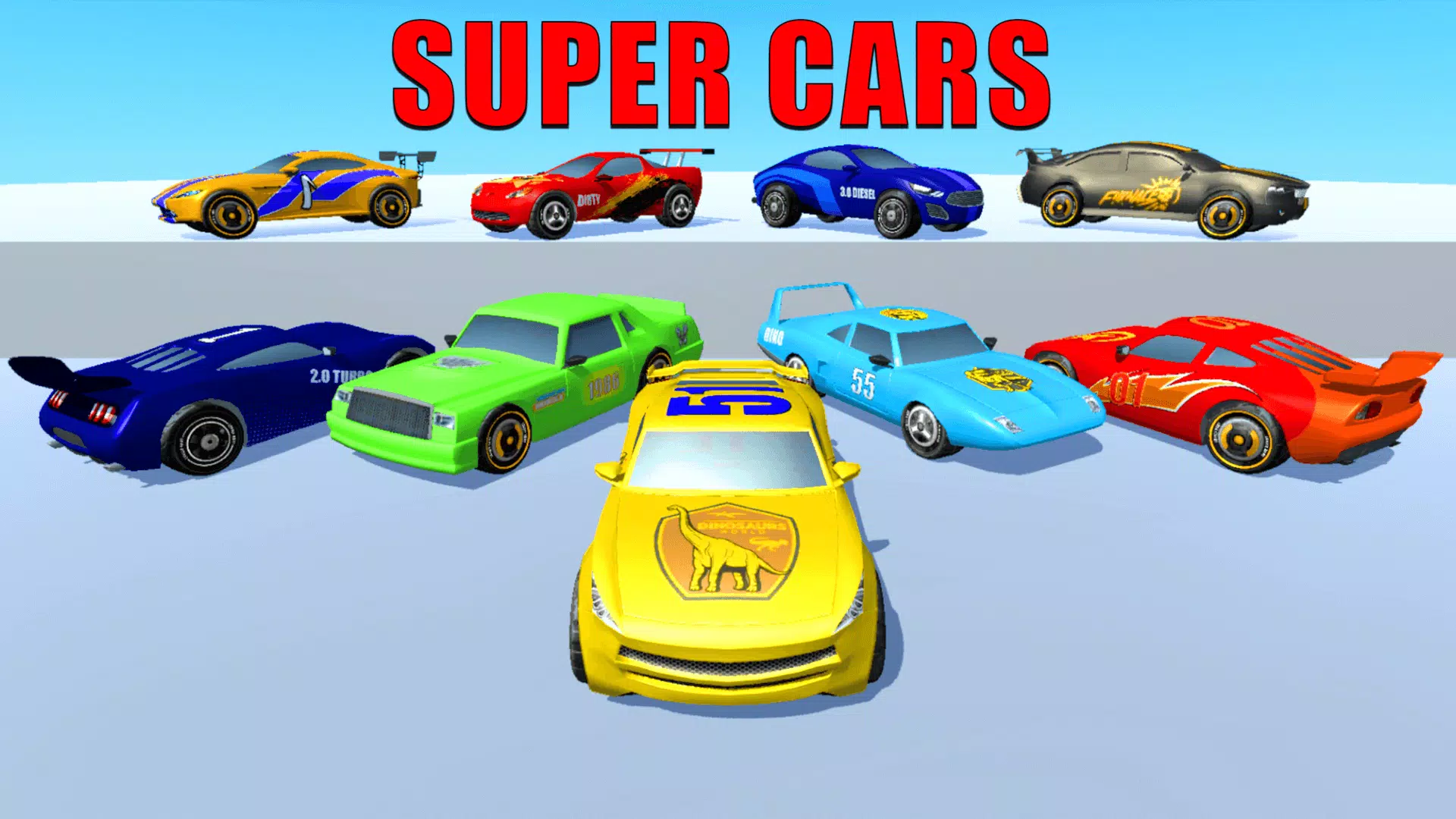 Super Kids Car Racing ဖန်သားပြင်ဓာတ်ပုံ 1