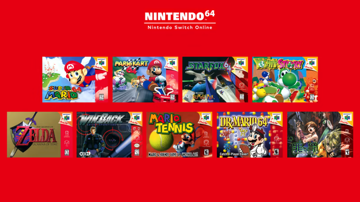 Nintendo Switch Online N64 Games