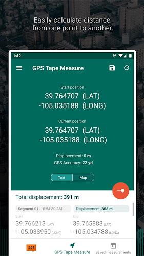 My GPS Tape Measure স্ক্রিনশট 2