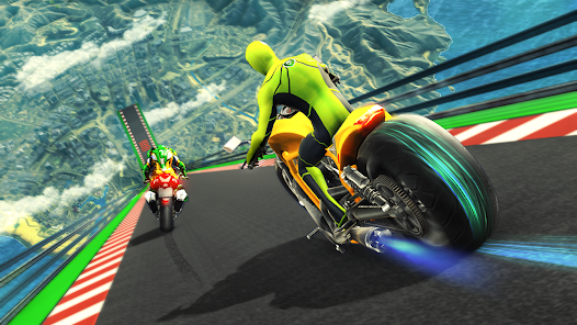 Super Hero Game - Bike Game 3D Zrzut ekranu 0