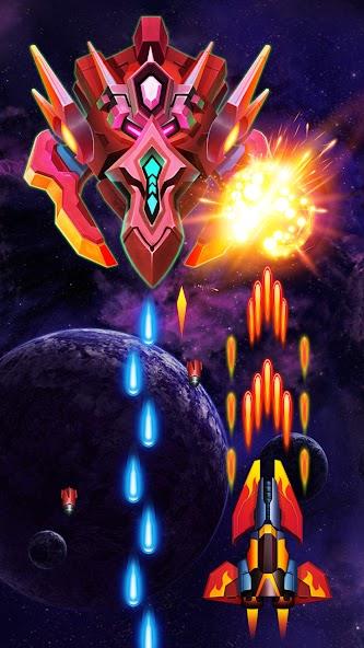 Galaxy Invader: Alien Shooting Mod Ekran Görüntüsü 2