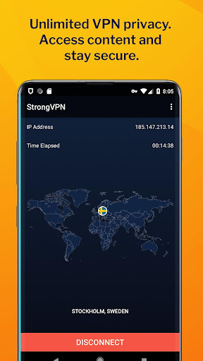 StrongVPN - Fast, Private VPN Captura de pantalla 0