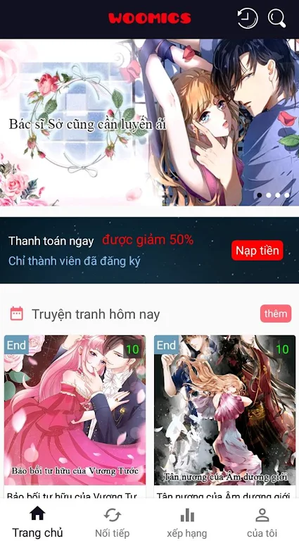 Ngôn Tình -- Webtoon,Manga,Comics Tangkapan skrin 0