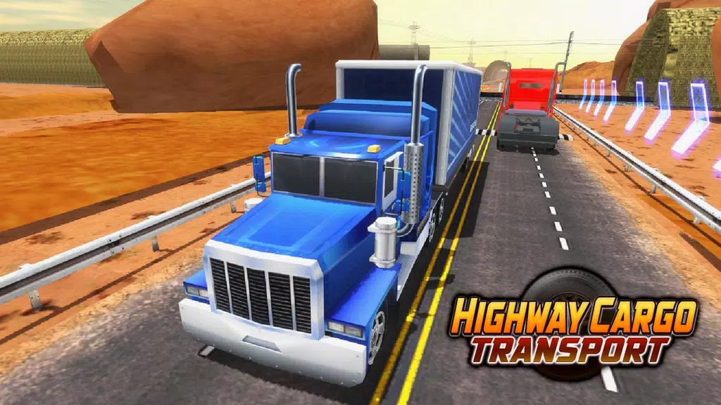 Highway Cargo Truck Simulator स्क्रीनशॉट 0