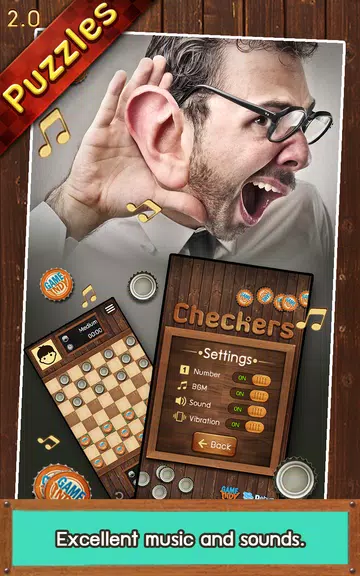 Thai Checkers - Genius Puzzle Скриншот 1