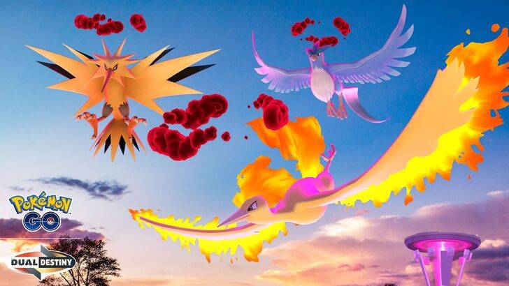 Les formulaires Pokemon Go Articuno, Zapdos et Moltres Dynamax seront disponibles une semaine à la fois