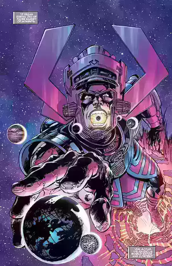 Galactus comic art by Neal Adams