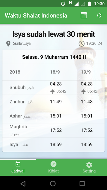 Waktu Shalat Schermafbeelding 1