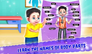 Kids Learning Human Bodyparts Captura de pantalla 1