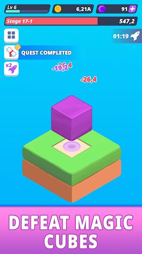 Tap Tap Cube - Idle Clicker ภาพหน้าจอ 2