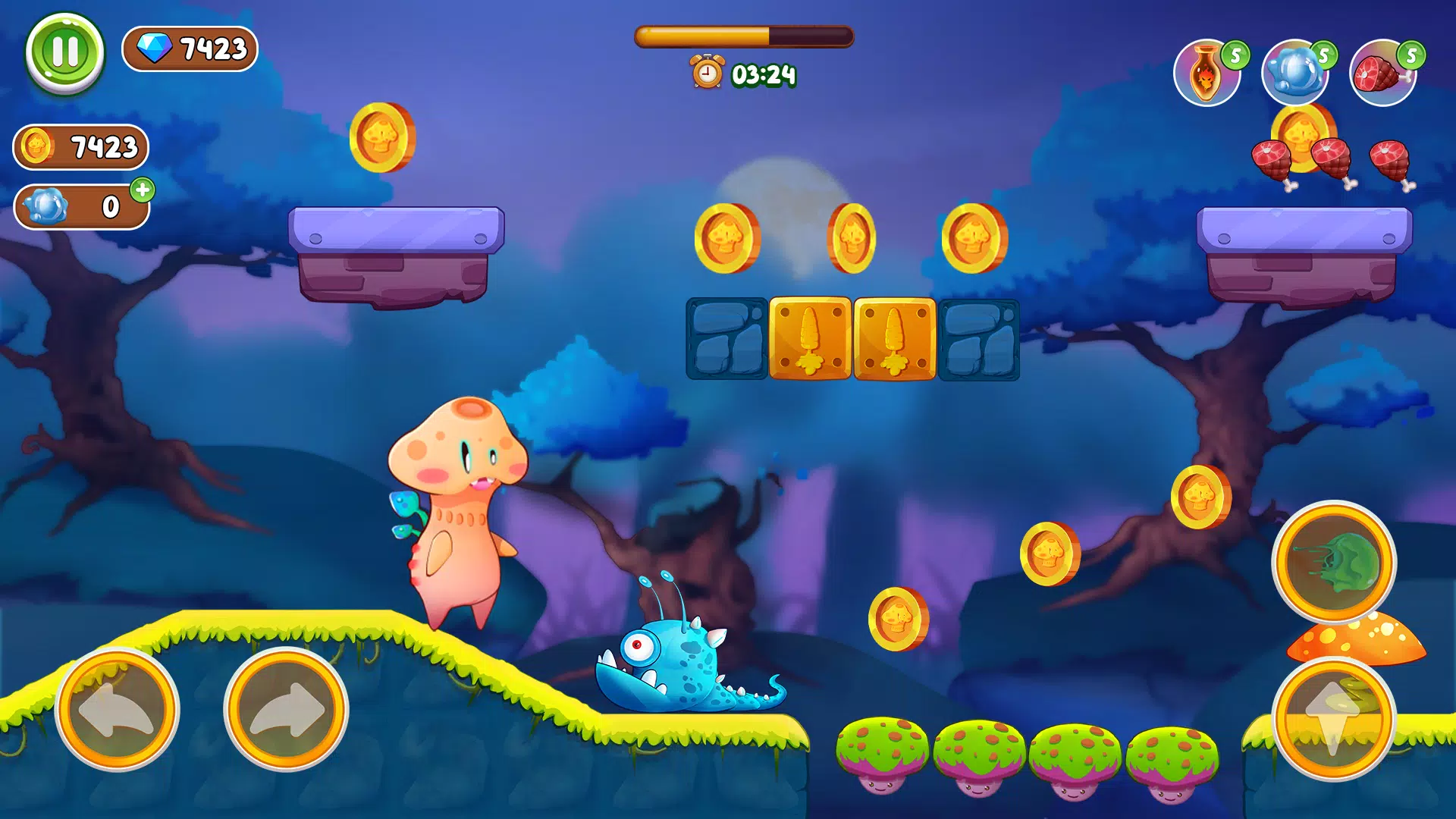 Mushroom War: Legend Adventure Screenshot 2