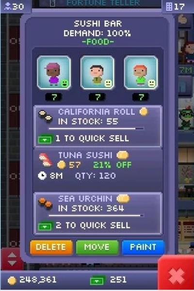 Tiny Tower Mod Tangkapan skrin 1