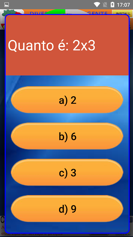 Quiz Tabuada Facil स्क्रीनशॉट 2