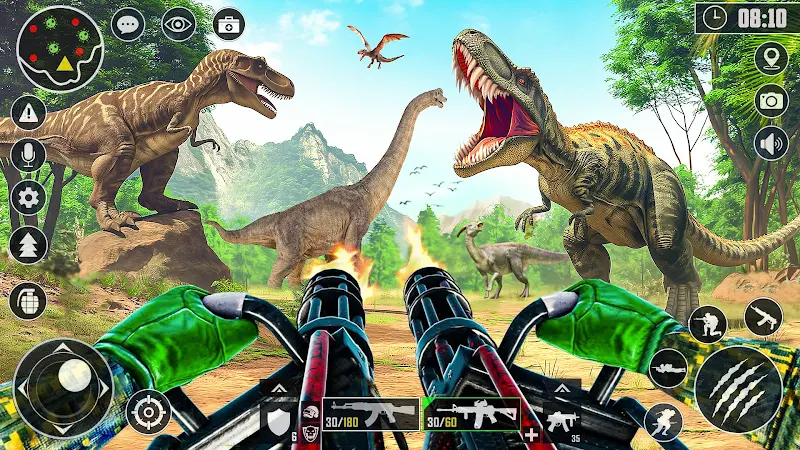 Wild Dino Hunting: Gun Games Ekran Görüntüsü 2