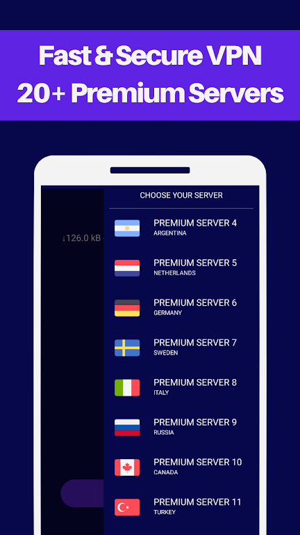 World VPN Proxy - Peace VPN ဖန်သားပြင်ဓာတ်ပုံ 2