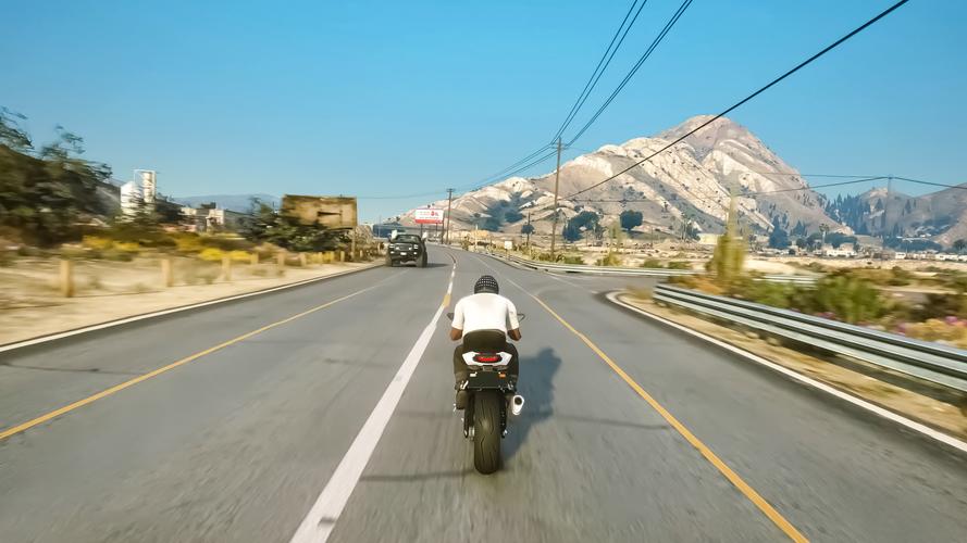 Highway Bike Traffic Racer 3D Captura de tela 1