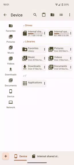 Oojao Files Manager ภาพหน้าจอ 0