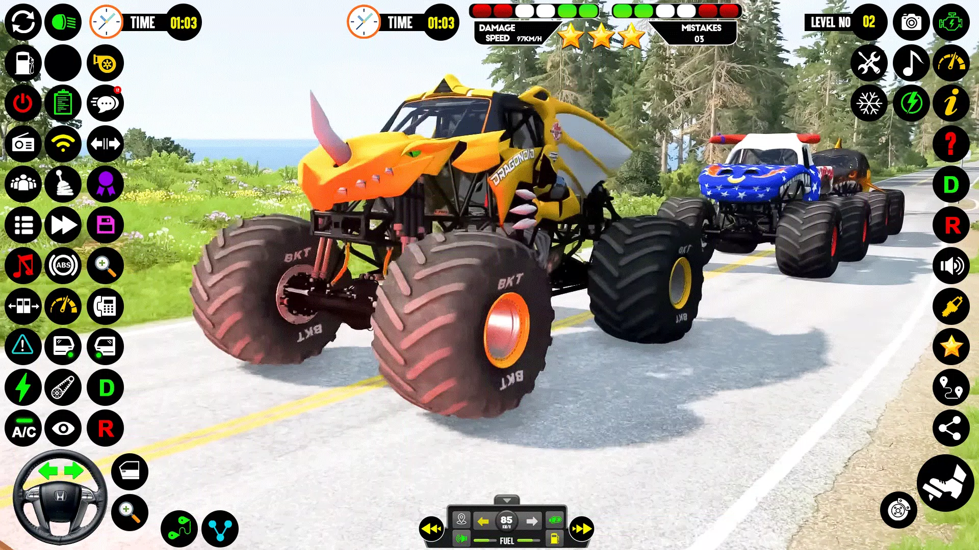 Monster Truck Racing: Truck 3D スクリーンショット 3