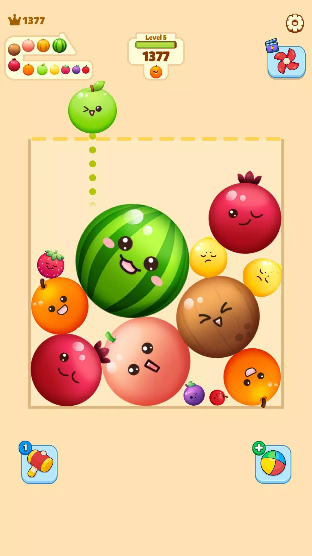 Fruit Merge Ảnh chụp màn hình 0