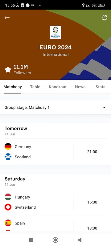 Onefootball Schermafbeelding 1