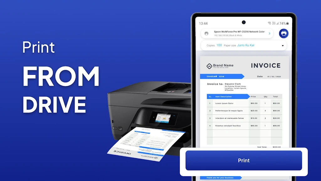 Mobile Printer: Print & Scan Zrzut ekranu 2