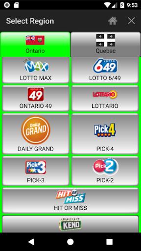 Lotto Number Generator Canada Tangkapan skrin 0