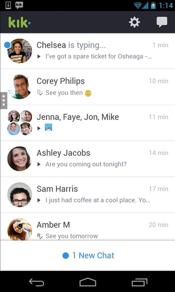 Kik Messenger ภาพหน้าจอ 1