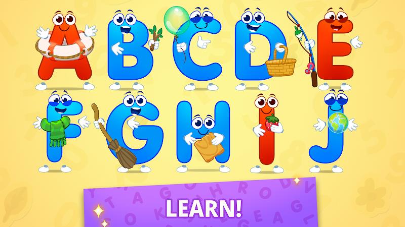 ABC kids! Alphabet, letters Ekran Görüntüsü 2