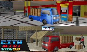 US Driver Transport Truck Game स्क्रीनशॉट 0