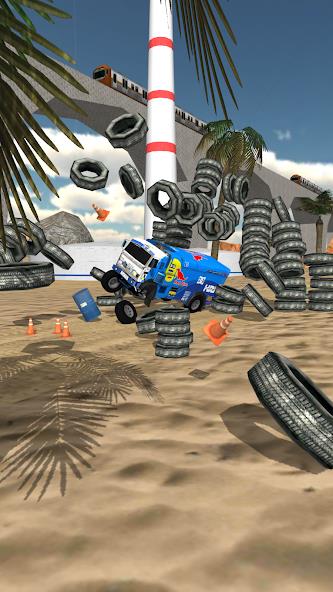 Stunt Truck Jumping Mod ภาพหน้าจอ 2