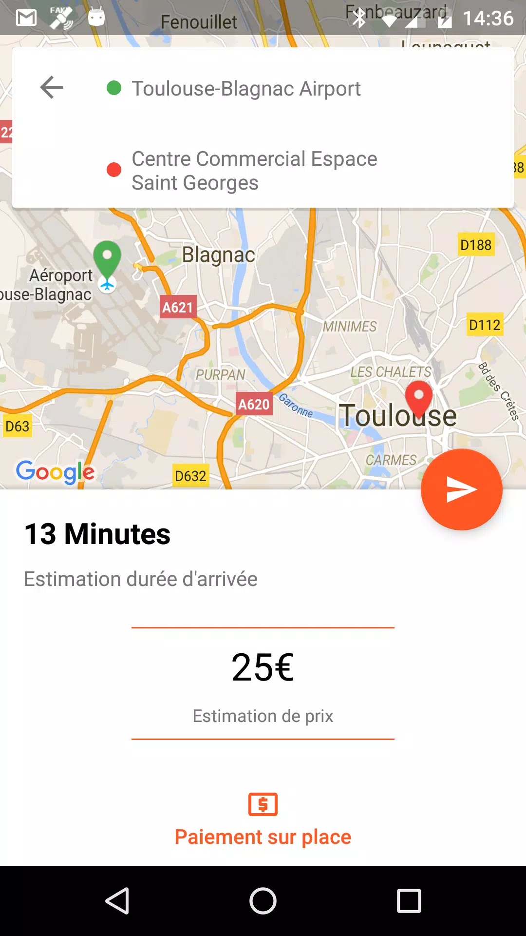 Taxi Toulouse Screenshot 2