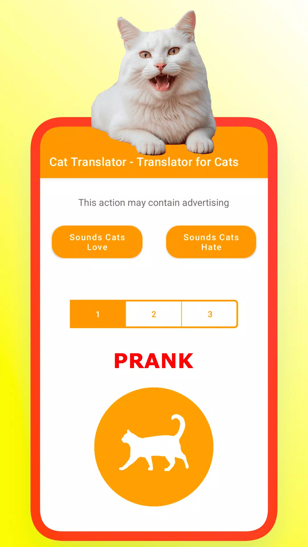Translator for Cats Prank Скриншот 3