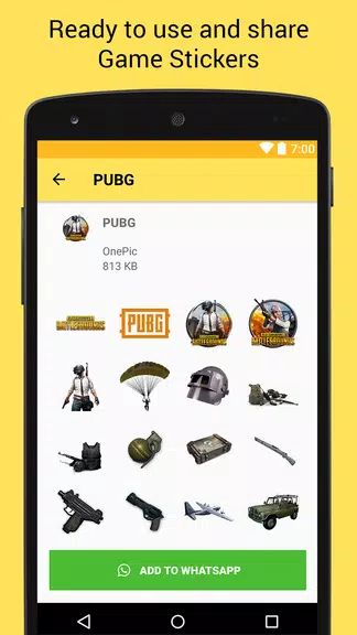 Game Stickers for Whatsapp Captura de pantalla 3