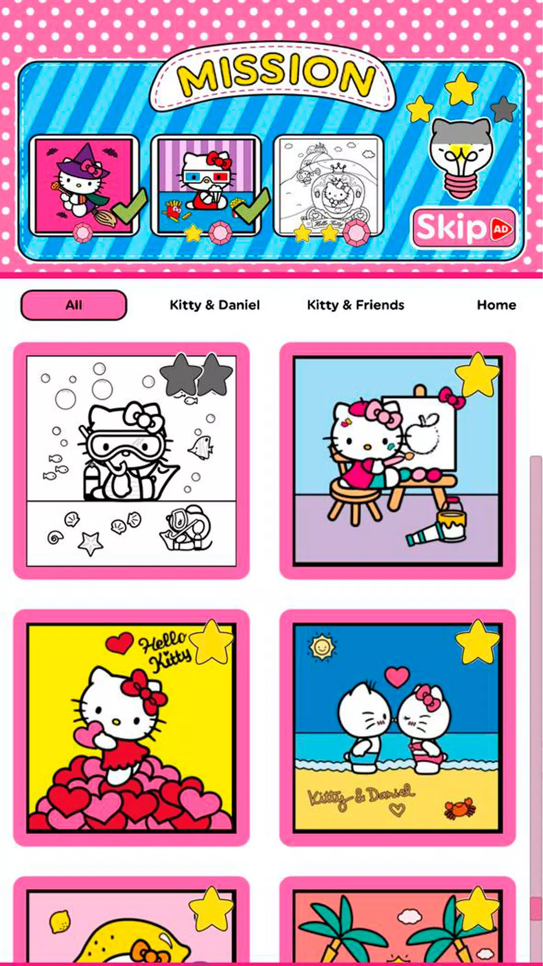 Hello Kitty: Coloring Book Screenshot 1