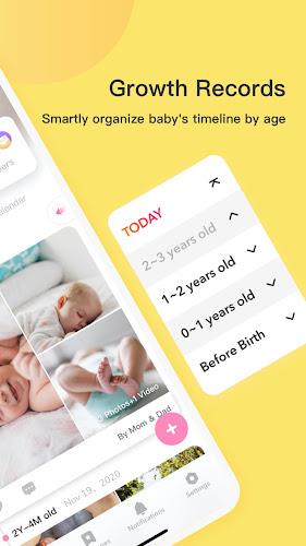 Bebememo - Smart Baby Journal Schermafbeelding 1