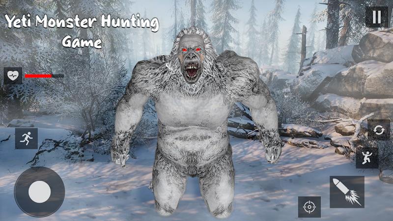 Bigfoot Yeti Hunt & Survival Captura de tela 2