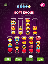 Emoji Sort: Sorting Games Schermafbeelding 0