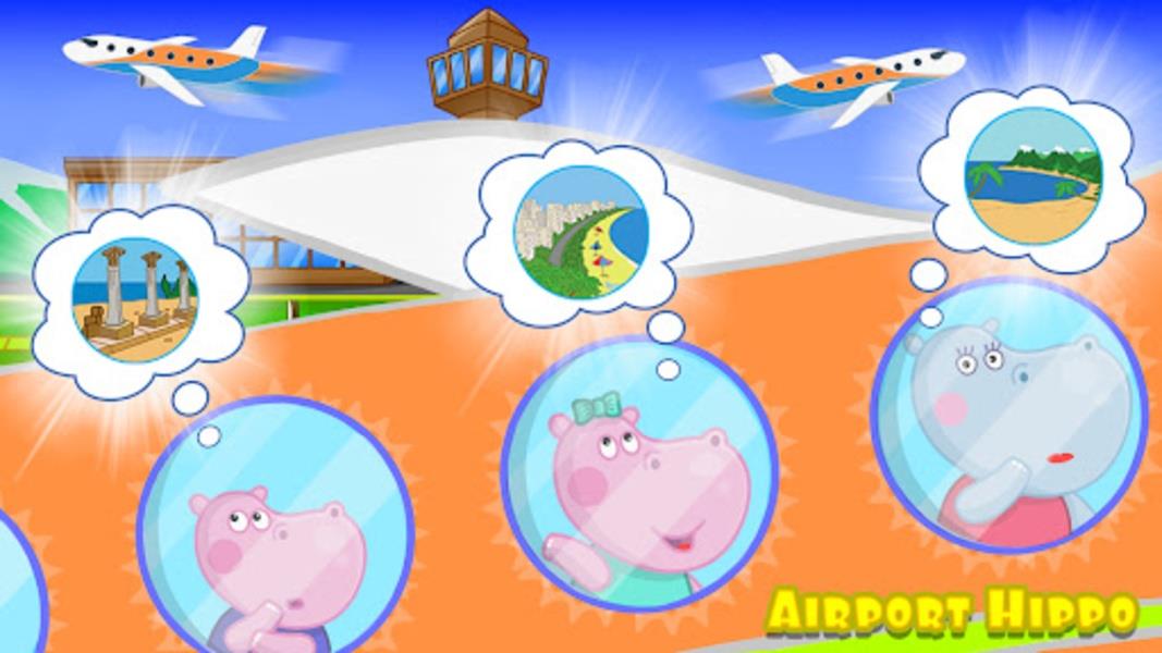 Hippo: Airport adventure ภาพหน้าจอ 3