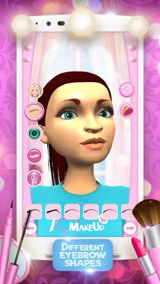 3D Makeup Games For Girls Zrzut ekranu 0