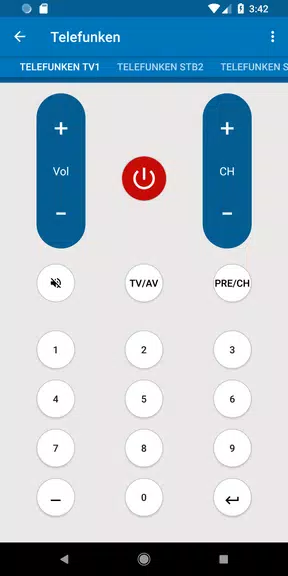 Telefunken TV Remote Tangkapan skrin 3