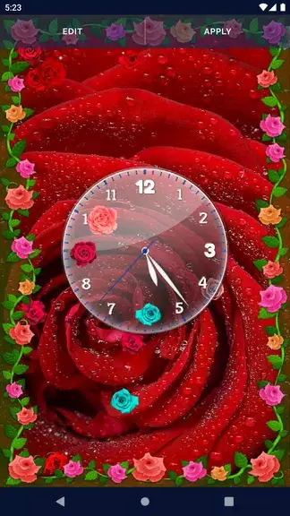 Red Rose 4K Live Wallpaper ဖန်သားပြင်ဓာတ်ပုံ 2