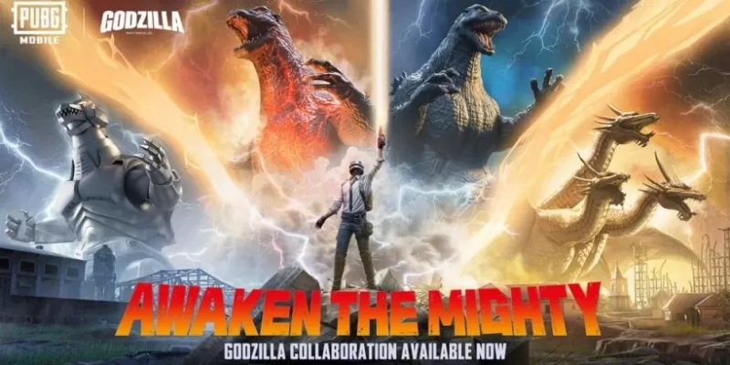 Godzilla sluit zich aan bij Pubg Mobile in Epic Battleground Clash