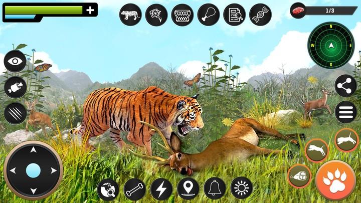 Tiger Simulator Animal Game 3D Ekran Görüntüsü 3