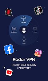 Radar VPN - Fast VPN Proxy Pro Schermafbeelding 0