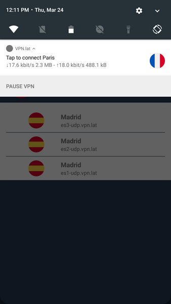 VPN.lat Tangkapan skrin 2