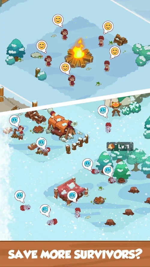 Icy Village: Tycoon Survival Screenshot 2