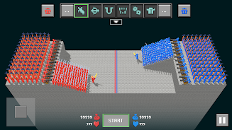 Blocky Ragdoll Battle Tangkapan skrin 3