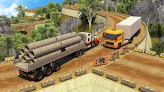 Offroad 18 Wheeler Truck Drivi Tangkapan skrin 3